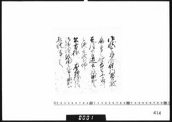 奉書断簡(去月徳川昌丸逝去につき) image