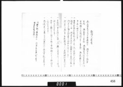 誓詞前書雛形(天守台御庭番被仰付につき) image