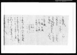 御屏風他(大名御門通行ニ付人数割) 江戸幕府御徒組相原家文書 image