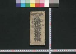 東海道,伊勢,奈良,京都,大坂,中山道迄 浪花講定宿帳(道中講一括のうち) / Tokaidō, Ise, Nara, Kyoto, Osaka, Nakasendō made Naniwakō Jōyadochō (Directory of Designated Inns for Members of Naniwakō) image