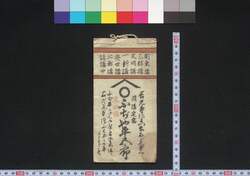 善光寺,中山道,東京,日光,善光寺仁王門前 諸講定宿 ふぢや平五郎(道中講一括のうち) / Zenkōji, Nakasendō, Tokyo, Nikkō, Zenkōji Niōmonmae Shokō Jōyado Fujiya Heigorō (Book of a Designated Inn, Fujiya Heigorō, for Members of Various Groups) image