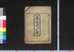嘉永四辛亥暦(江戸暦) / Edo Goyomi (Calendar Published in Edo for 1851) image