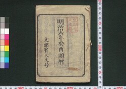 明治六年癸酉頒暦 / Calendar for 1873 (Meiji 6) image