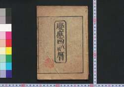 慶応四戊辰暦(江戸暦) / Edo Goyomi (Calendar Published in Edo for 1868) image