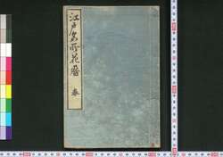 江戸名所花暦 / Edo Meisho Hana Goyomi (Flower Calendar of Famous Places in Edo) image