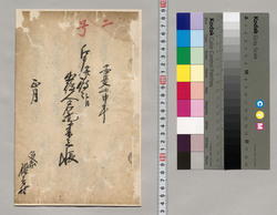 江戸并嶋々江出頭人名面書上帳 / Document of Hachijojima image