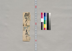 飯田大君宛書簡(病気見舞添状) / Document of Saku District, Shinano Province image