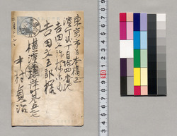 吉田文五郎宛葉書(貴君病勢の件御尋ねにつき) / Document of Saku District, Shinano Province image