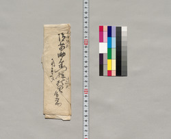 [関所通行取計の件願状] / Document of Saku District, Shinano Province image