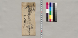 飯田助右衛門宛書簡(越前の方へ不参の旨手紙送付有無御尋ねにつき) / Document of Saku District, Shinano Province image