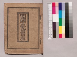 明治四十一年九星日表 / 1908 Kyūsei (Nine Traditional Astrological Signs in Ommyōdō) Calendar image