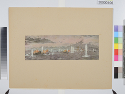 大東亜戦争海軍美術　スラバヤ沖海戦 / Dai Tōa Sensō Kaigun Bijutsu (Naval Art of the Greater East Asia War), Naval Battle Off Surabaya image