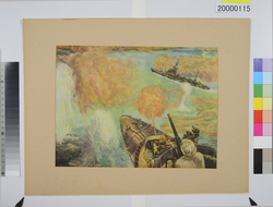 大東亜戦争海軍美術　タラカン島強襲 / Dai Tōa Sensō Kaigun Bijutsu (Naval Art of the Greater East Asia War), Attack on Tarakan Island image
