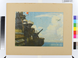 大東亜戦争海軍美術　南海を制圧する我艦隊 / Dai Tōa Sensō Kaigun Bijutsu (Naval Art of the Greater East Asia War), Our Fleet Seizes Control of the South Seas image