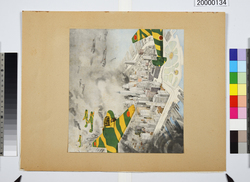 大東亜戦争海軍美術　紐育制圧の図 / Dai Tōa Sensō Kaigun Bijutsu (Naval Art of the Greater East Asia War), Gaining Ascendency over New York image