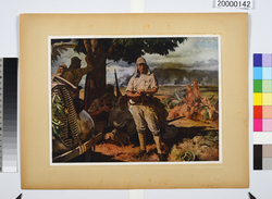 大東亜戦争陸軍作戦記録画　(7)　マニラを望む / Army Campaign Record Paintings of the Greater East Asia War, (7) Looking Toward Manila image