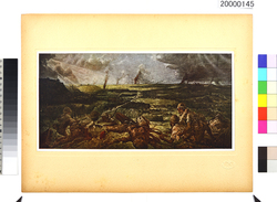 大東亜戦争陸軍作戦記録画　(10)　シンガポール最後の日(ブキ・テマ) / Army Campaign Record Paintings of the Greater East Asia War, (10) The Fall of Singapore (Bukit Timah) image