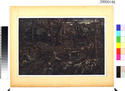 大東亜戦争陸軍作戦記録画　(11)　二月十一日(ブキ・テマ高地) / Army Campaign Record Paintings of the Greater East Asia War, (11) February 11 (Bukit Timah) image