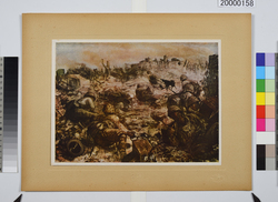 大東亜戦争陸軍作戦記録画　(23)　コレヒドールきく高地 / Army Campaign Record Paintings of the Greater East Asia War, (23) Kiku Hill on Corregidor Island image