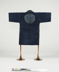 被布刺子長半纏　第五区五番組 / Quilted Long Hanten (Fireproof Coat) Overcoat, Region 5, Group 5 image