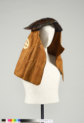 玳瑁甲羅製火事陣笠 / Hawksbill Tortoiseshell Firefighter’s Jingasa (Camp Hat) image