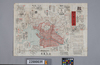 東京大震火炎地図　四谷新宿著名商店聯合広告 / Map Showing Damage from the Great Tokyo Earthquake and Fire, with Advertisements by Well-Known Stores in Yotsuya and Shinjuku image