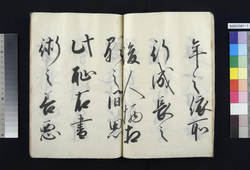 寺子教訓書・民家秘用集・書初手本 / Terako Kyōkunsho (Terakoya Private Elementary School Moral Lesson Book), Minka Hiyōshū (Collection of Secret Matters for Households), Kakizome Tehon (Examples for New Year's Calligraphy Exercise) image