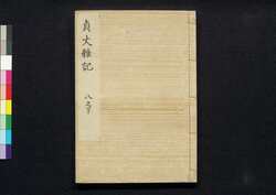 貞丈雑記　八之下 / Teijō Zakki (Book of Rites and Etiquette Written for Descendants of Samurai Family), 8 (2) image