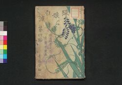 薄緑娘白浪　第四編 / Usumidori Musume Shiranami (Book of Literature), Part 4 image
