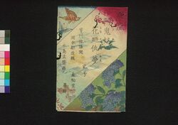夜嵐阿鬼奴花廼仇夢 二編上 / Yoarashi Okinu Hana no Adayume (Book of Literature), Part 2 (1) image