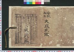 泰平万代 大成武鑑 / Taihei Bandai Taisei Bukan (Directory of Feudal Lords and Government Officials) image