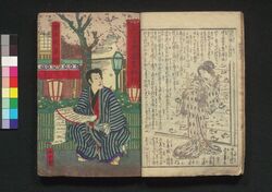 色吉原盛糸裲襠 中之巻 / Iro mo Yoshiwara Seishi no Uchikake (Book of Literature), Vol. 2 image