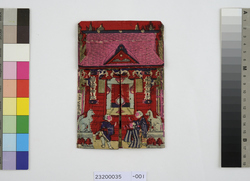 仕掛絵　（稲荷神社・狐のお風呂・狐の嫁入り） image