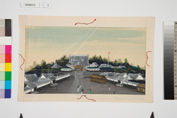 江戸大名屋敷図　善福寺　アメリカ公使館 / Map of Daimyō Residence in Edo, Zempukuji Temple, American Legation image
