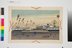 江戸大名屋敷図　鳥取藩池田家　七夕 / Map of Daimyō Residence in Edo, Tottori Domain Ikeda Family, Tanabata Festival image