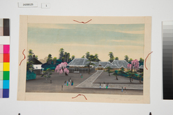 江戸大名屋敷図　光林寺　ヒュースケン墓所 / Map of Daimyō Residence in Edo, Kōrinji Temple, Heusken's Grave Site image