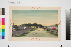 江戸大名屋敷図　赤羽橋 / Map of Daimyō Residence in Edo, Akabanebashi Bridge image
