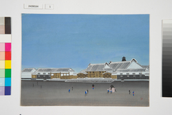 泥絵　江戸大名屋敷図　鳥取藩池田家 / Doro-e, Map of Daimyō Residence in Edo, Tottori Domain Ikeda Family image
