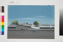 泥絵　江戸大名屋敷図　秋月藩黒田家 / Doro-e, Map of Daimyō Residence in Edo, Akizuki Domain Kuroda Family image