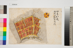 江戸町火消受持区域図 / Edo Local Fire Brigades: Assigned Area Map image
