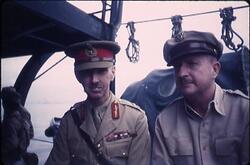 パーシバル元英軍司令官とホイットニー准将 / Former British Army Commander Percival and Brigadier General Whitney image