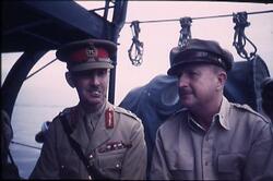 パーシバル元英軍指令官とホイットニー准将 / Former British Army Commander Percival and Brigadier General Whitney image