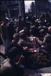 ヤミ市で買い物をするアメリカ兵 / American Soldiers Shopping at a Black Market image