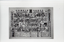 浅草公園花屋敷 新派実演大勝会大井憲一郎一派他 / Asakusa Park Hanayashiki: Performance by Taishokai Oi Kenichiro Group etc. image