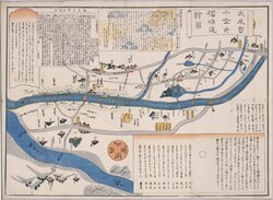 武蔵野小金井桜順道絵図 image