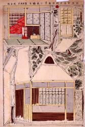 「佐倉宗吾子別れ組上三枚続」二 / Omocha-e (Toy Woodblock Print) image