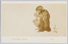 川村清雄画　「猿児」/Young Monkey : Painted by Kawamura Kiyō image