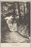 6.　静かなる氷川町附近の小路　Tokyo.　Une　ruelle　tranquille　à　Hikawacho　ノエル・ヌエット画/6. A Tranquil Lane near Hikawachō image