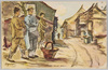 小倉静三画「物売」/