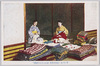 罹災民ニ賜ハル衣類御裁縫ノ良子女王信子女王両殿下/Their Majesties Princess Nagako and Princess Nobuko Sewing Clothing to Give to the Sufferers image